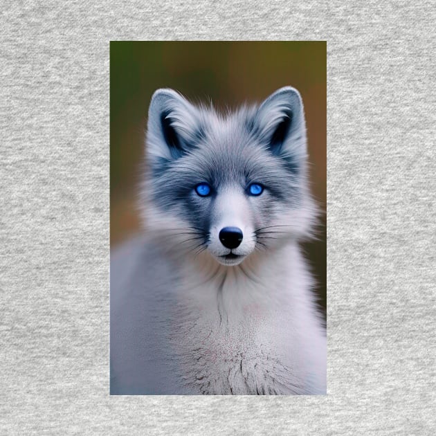 Blue Eyed Baby Fox by ShopSunday